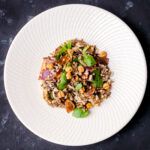 Wild Rice Salad with Puffed Quinoa and Dried Figs