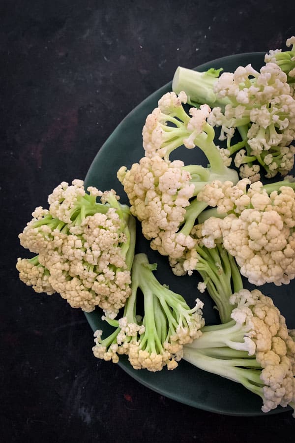 Chinese cauliflower or caulilini florets