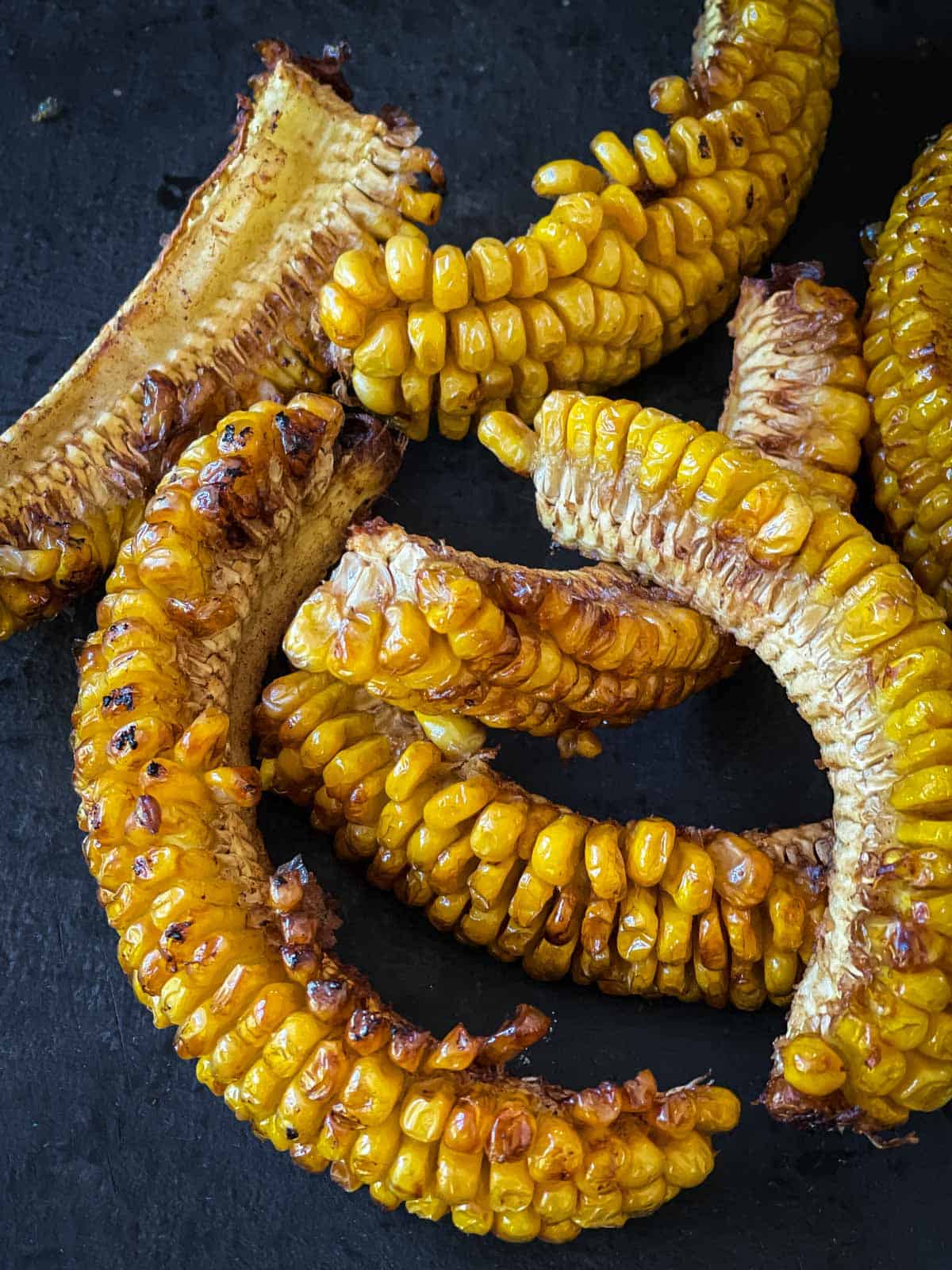 Deep fried corn ribs