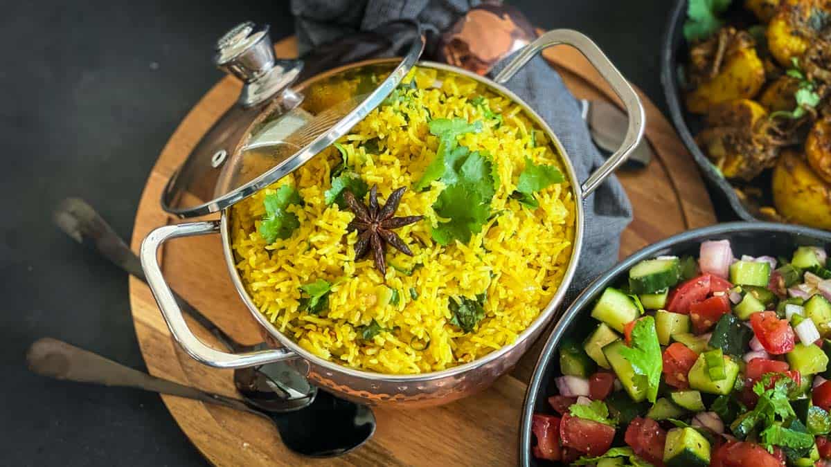 Turmeric Rice Recipe [Fluffy & Fragrant!] | The Sidesmith