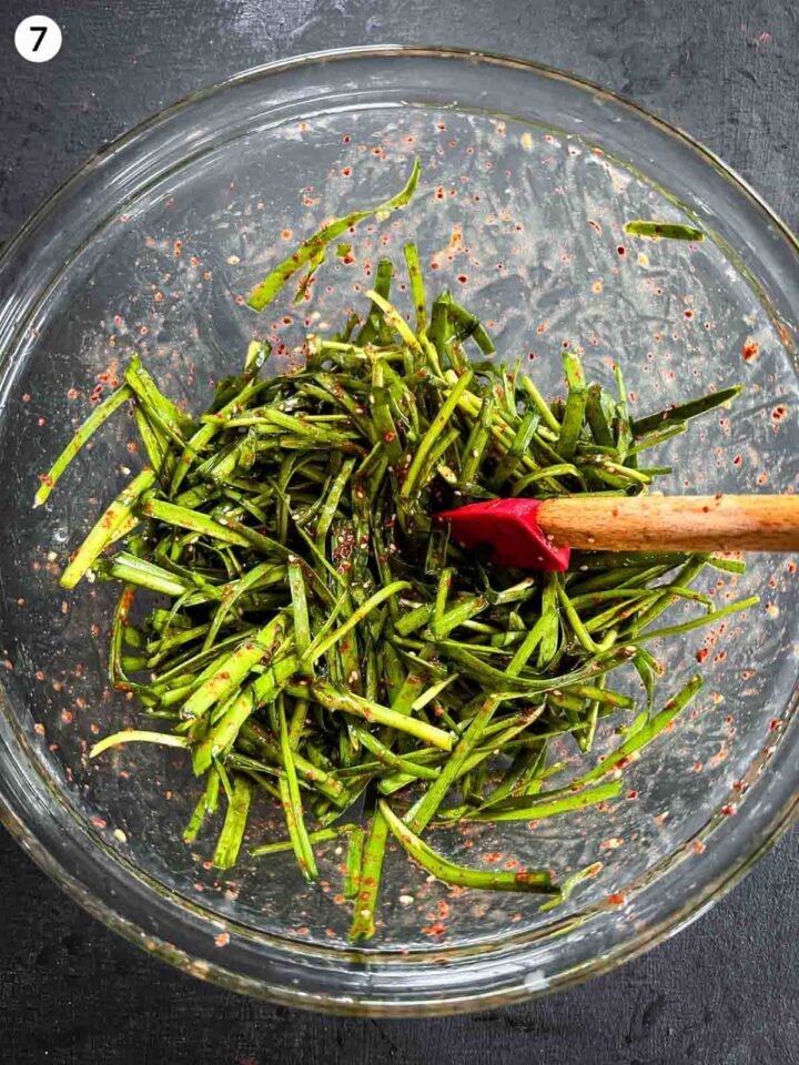 Asian Chive Kimchi - Buchu Kimchi [부추김치] | The Sidesmith